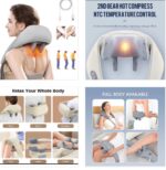 HIGH TECH RECHARGEABLE DEEP TISSUE FULL BODY MULTI-PURPOSE MASSAGER (SHOULDER & NECK MASSAGER) - Image 4