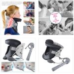 INFLATABLE ADJUSTABLE NECK BRACE RETAINER / CERVICAL NECK TRACTION COLLAR + FREE MANUAL PUMP(HAILICARE BRAND)