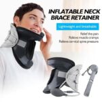 INFLATABLE ADJUSTABLE NECK BRACE RETAINER / CERVICAL NECK TRACTION COLLAR + FREE MANUAL PUMP(HAILICARE BRAND) - Image 2