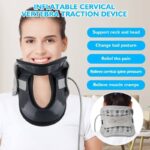 INFLATABLE ADJUSTABLE NECK BRACE RETAINER / CERVICAL NECK TRACTION COLLAR + FREE MANUAL PUMP(HAILICARE BRAND) - Image 3