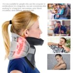INFLATABLE ADJUSTABLE NECK BRACE RETAINER / CERVICAL NECK TRACTION COLLAR + FREE MANUAL PUMP(HAILICARE BRAND) - Image 4