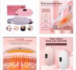 RECHARGEABLE MENSTRUATION CRAMP RELIEF HEATING & VIBRATING BELT MASSAGER - Image 3