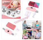 RECHARGEABLE MENSTRUATION CRAMP RELIEF HEATING & VIBRATING BELT MASSAGER - Image 2