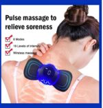 RECHARGEABLE PORTABLE FULL-BODY PULSE & CERVICAL MASSAGER