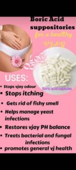 BORIC ACID UTERUS HEALING YONI POPS SUPPOSITORIES