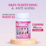 GLUTA WHITE 1500000 MG SKIN WHITENING & ANTI AGING CAPSULES (90 CAPSULES)  - Image 3