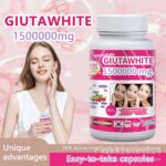 GLUTA WHITE 1500000 MG SKIN WHITENING & ANTI AGING CAPSULES (90 CAPSULES)  - Image 5