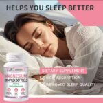 MAGNESIUM COMPLEX SOFTGELS FOR BONES/IMMUNITY/CARDIOVASCULAR HEALTH SOFT GEL (100 CAPSULES) - Image 2