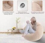 1PC INFLATABLE BEAN BAG INDOOR/OUTDOOR SOFA WITH PUMP - LOUNGE CHAIR - Image 5