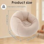 1PC INFLATABLE BEAN BAG INDOOR/OUTDOOR SOFA WITH PUMP - LOUNGE CHAIR - Image 8