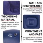 1PC INFLATABLE BEAN BAG INDOOR/OUTDOOR SOFA WITH PUMP - LOUNGE CHAIR - Image 9