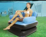 2 LAYERS/STEPS MULTIPURPOSE INFLATABLE BED AND CHAIR WITH MANUAL PUMP - Image 8