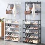 DURABLE STEEL MULTIPURPOSE HANGER & SHOE RACK