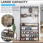 DURABLE STEEL MULTIPURPOSE HANGER & SHOE RACK - Image 2
