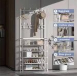 DURABLE STEEL MULTIPURPOSE HANGER & SHOE RACK - Image 4