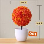 FLORRIE ARTIFICIAL POTTED BONSAI ORNAMENTAL PLANT FLOWERS FOR HOME&GARDEN /WEDDING /PARTY DECOR - Image 2