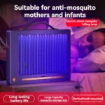 INTELLIGENT TABLETOP / WALL MOUNTED STRONG ELECTRIC SHOCK MOSQUITO KILLING LAMP