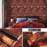 PVC BRICK STONE DESIGN SELF-ADHESIVE WATERPROOF WALLPAPER (45CM by 10M) ~ MODEL 5228 - Image 2