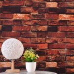 PVC BRICK STONE DESIGN SELF-ADHESIVE WATERPROOF WALLPAPER (45CM by 10M) ~ MODEL 5228