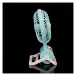 RECHARGEABLE PORTABLE LED LIGHT WITH MINI FAN (JR - 5588) - Image 2
