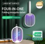 4in1 FOLDABLE / WALL MOUNTED RECHARGEABLE MOSQUITO KILLER LAMP / SWATTER