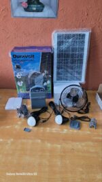5in1 DURAVOLT SOLAR RECHARGEABLE PANEL WITH FAN - Image 2