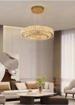 ATMOSPHERIC RING LUXURY CRYSTAL LED CHANDELIER - Image 4