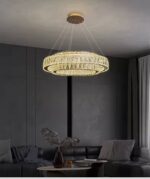 ATMOSPHERIC RING LUXURY CRYSTAL LED CHANDELIER - Image 5