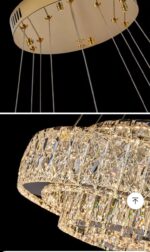 ATMOSPHERIC RING LUXURY CRYSTAL LED CHANDELIER - Image 6