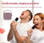 RECHARGEABLE KARAOKE BLUETOOTH SPEAKER WITH DOUBLE MICROPHONES - Image 6