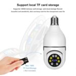 SMART 360° PANORAMIC AUTO-TRACKING BULB-STYLE PTZ WiFi SURVEILLANCE  CAMERA - Image 3