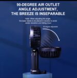 PORTABLE RECHARGEABLE DIGITAL DISPLAY TABLE / HAND FAN (SX-122) - Image 5