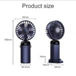 PORTABLE RECHARGEABLE DIGITAL DISPLAY TABLE / HAND FAN (SX-122) - Image 9