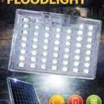 SUPER BRIGHT SOLAR RECHARGEABLE FLOODLIGHT
