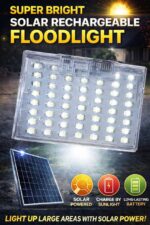 SUPER BRIGHT SOLAR RECHARGEABLE FLOODLIGHT