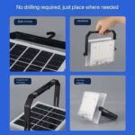 SUPER BRIGHT SOLAR RECHARGEABLE FLOODLIGHT - Image 6