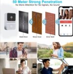 MINI RECHARGEABLE DOORBELL WITH CAMERA - Image 2