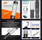 MULTIPURPOSE RECHARGEABLE BRIGHT WORK LIGHT (LED LAMP)