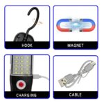 MULTIPURPOSE RECHARGEABLE BRIGHT WORK LIGHT (LED LAMP) - Image 2