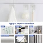 10PCS TRANSPARENT TRACELESS SELF-ADHESIVE NAILLESS SUCTION TILE HOOK (HOOK 003) - Image 6