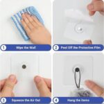 10PCS TRANSPARENT TRACELESS SELF-ADHESIVE NAILLESS SUCTION TILE HOOK (HOOK 003) - Image 7