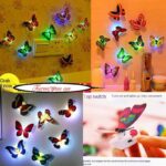 1PC DECORATIVE BUTTERFLY WALL LED LIGHT STICKER
