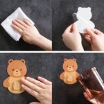 1PC MULTIFUNCTIONAL CUTE BEAR TILE-MOUNTED MINI STORAGE CONTAINER - Image 4