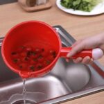 1PC STRONG THICKENED PLASTIC MULTIPURPOSE LONG HANDLE BAILER / SCOOP BOWL