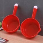 1PC STRONG THICKENED PLASTIC MULTIPURPOSE LONG HANDLE BAILER / SCOOP BOWL - Image 3