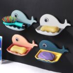 1PC WHALE SHAPE SUCTIONED SOAP RACK / HOLDER - Image 2