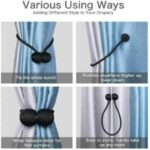 2PCS MODERN MAGNETIC CURTAIN CLIP / TIEBACK - Image 9