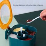 4-SLOT THICKENED PLASTIC SPICE RACK - Image 2