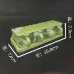 4-COMPARTMENT TRANSPARENT SPICE JAR SET (WITH SPOONS) - Image 2