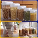 10PCS CEREAL & SPICE CONTAINER SET (5 CONTAINERS + 5 COVERS)